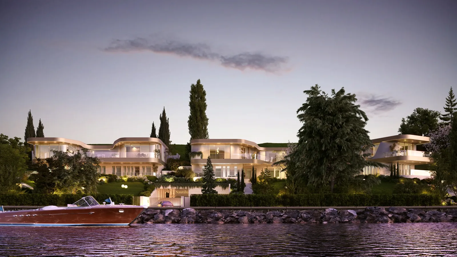 Nautilus, Cologny — Lakeside residence